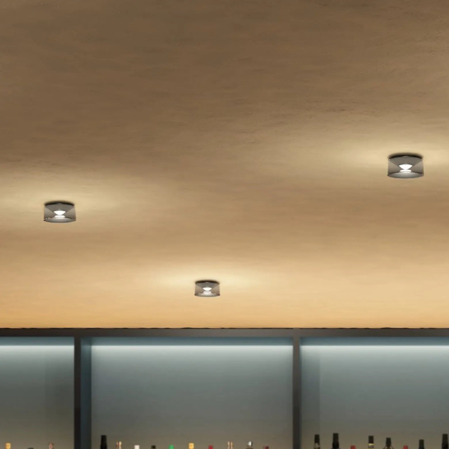 Ribag Vior LED-Deckenleuchte 2.700K 40° schwarz