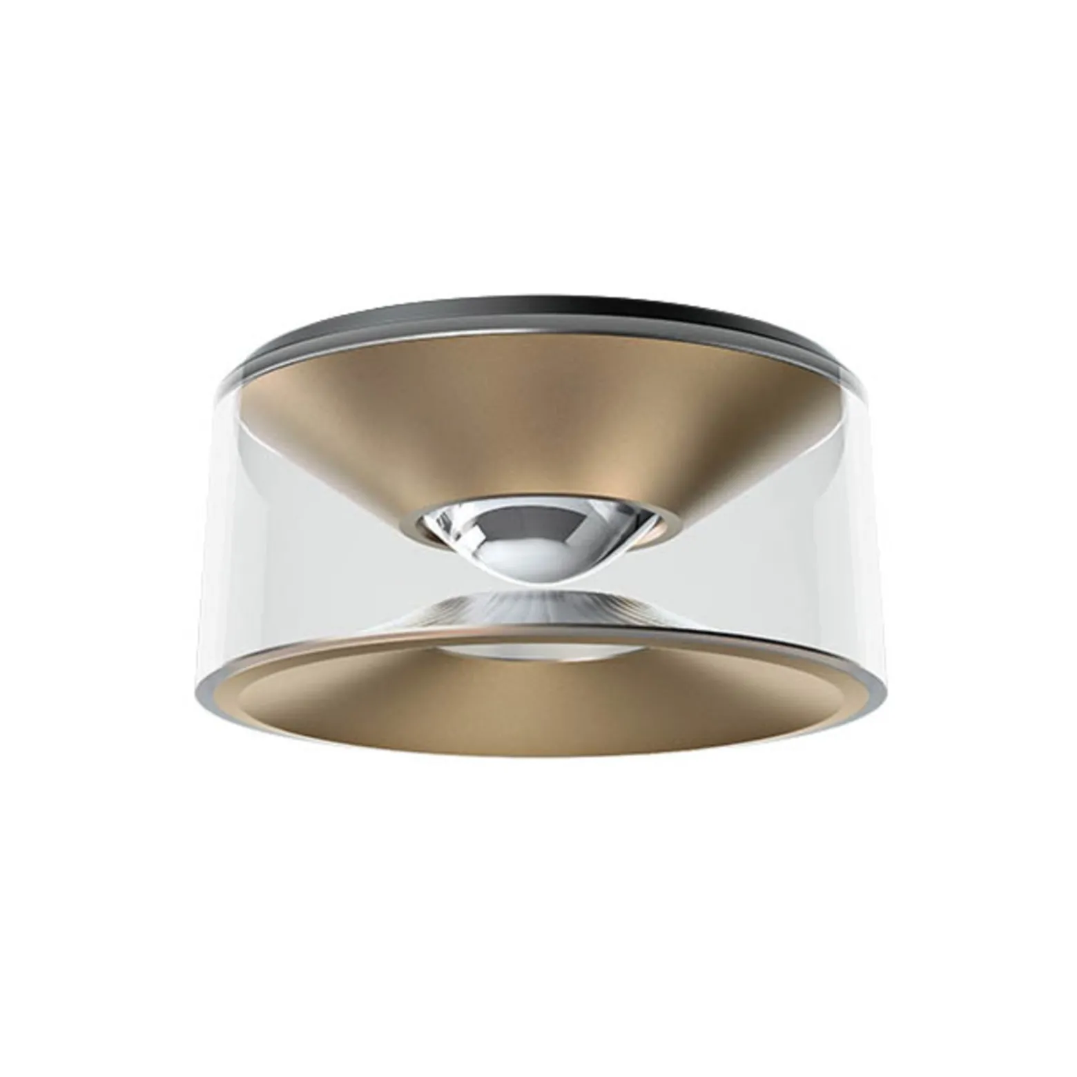 Ribag Vior LED-Deckenleuchte sandgold 40° 3.000K