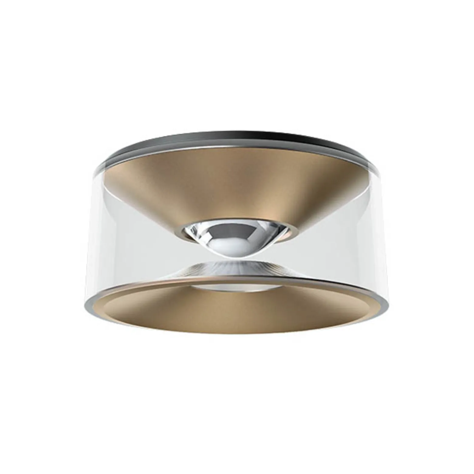 Ribag Vior LED-Deckenleuchte sandgold 40° 2.700K
