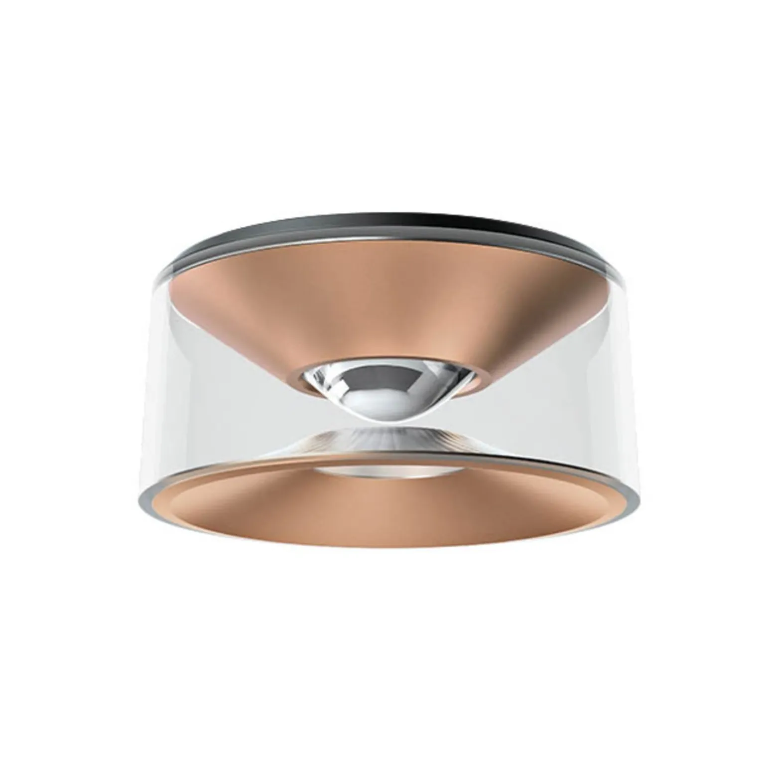 Ribag Vior LED-Deckenleuchte roségold 40° 3.000K