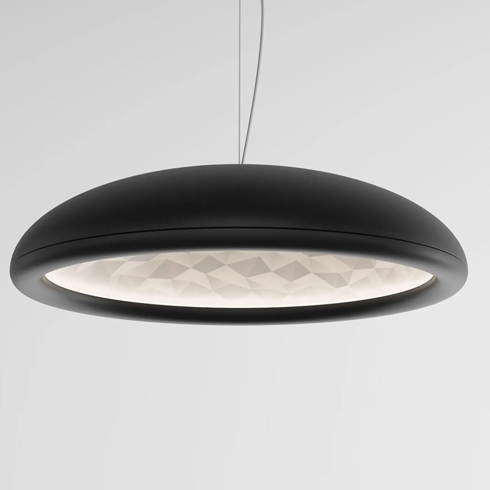 Rotaliana Febo H1 LED-Hängelampe schwarz-matt