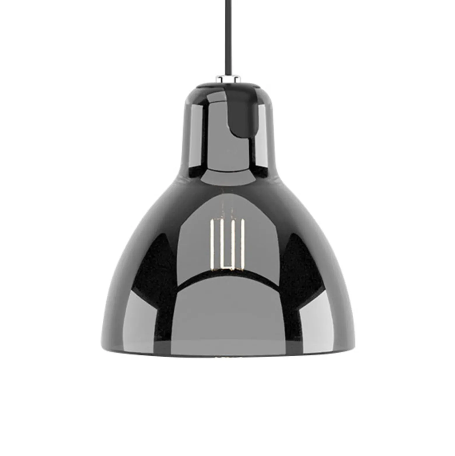 Rotaliana Luxy H5 Glam Hängelampe schwarz/rauch