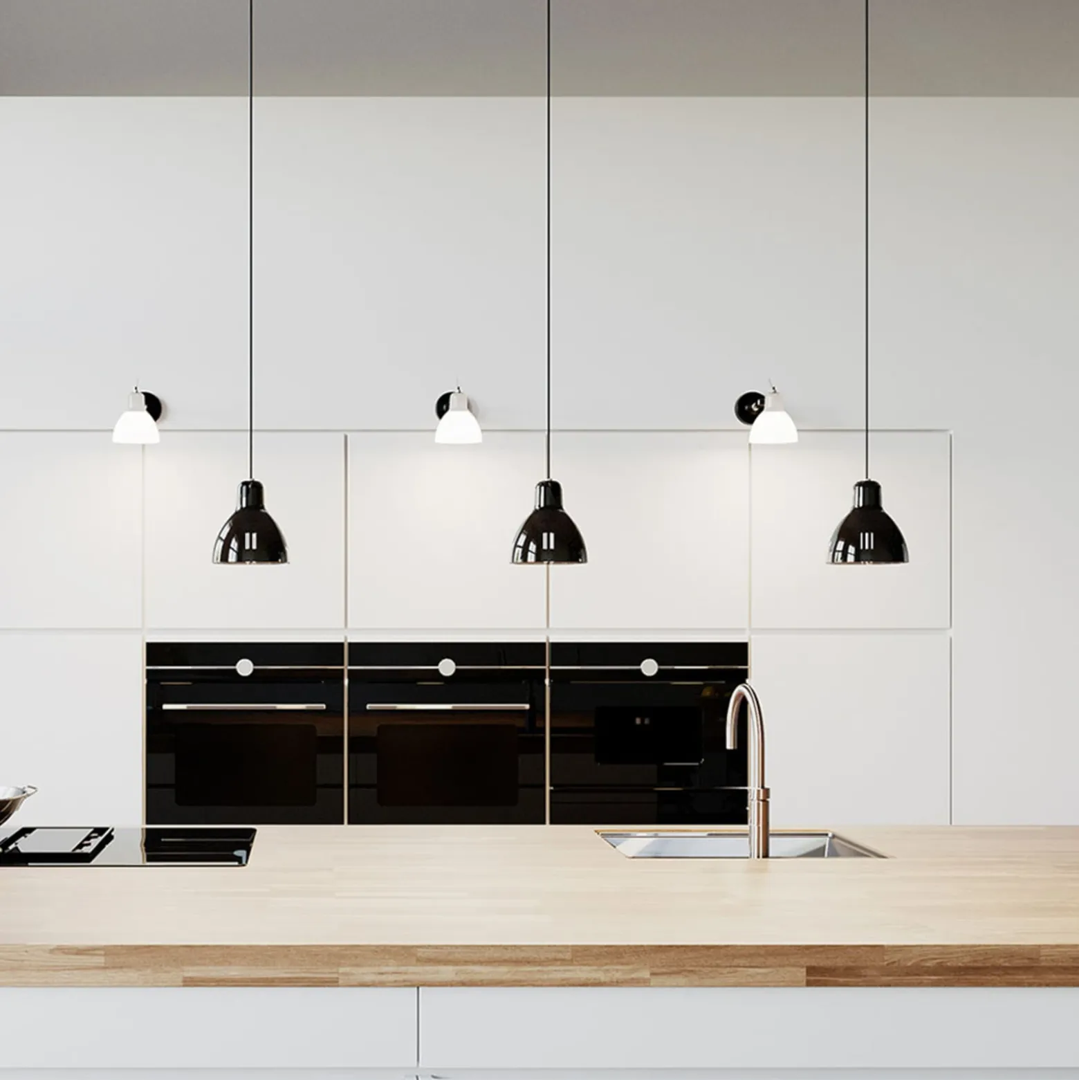 Rotaliana Luxy H5 Glam Hängelampe schwarz/rauch