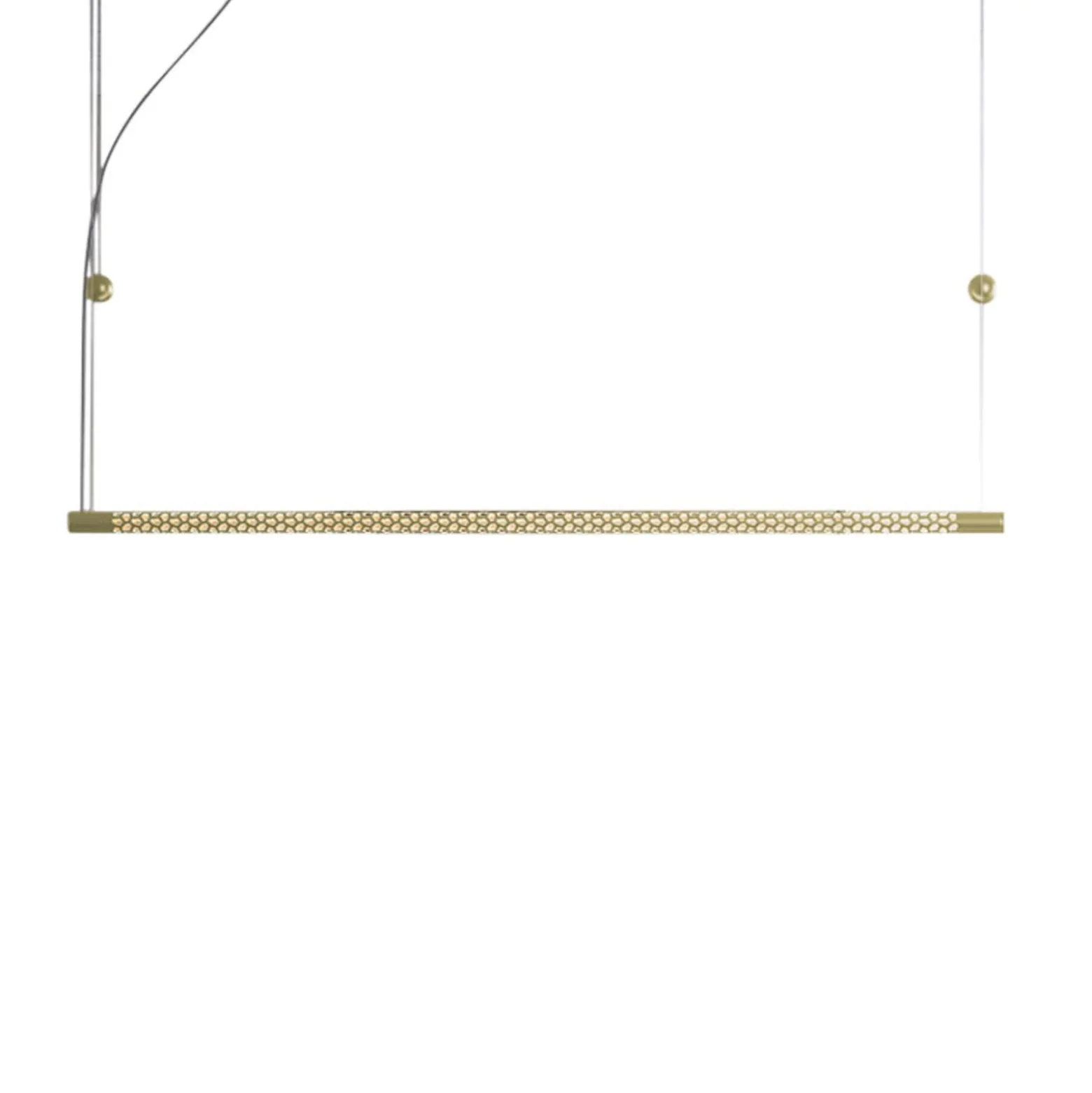 Rotaliana Squiggle H8 LED-Hängelampe gold 140cm