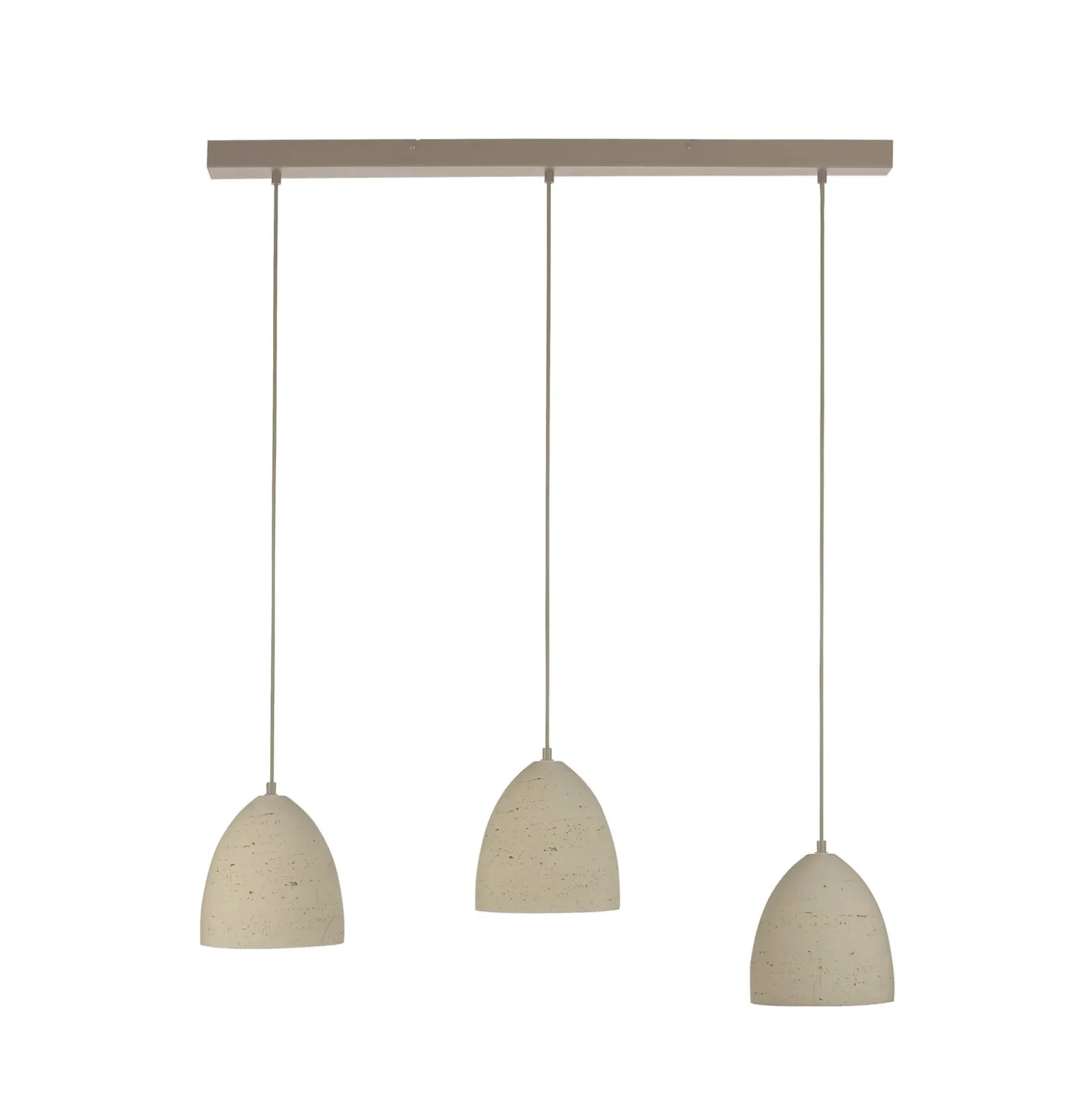 SCHÖNER WOHNEN Hängelampe Traventa, 3-flammig, beige, E27