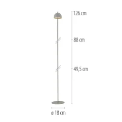 SCHÖNER WOHNEN LED-Akku-Stehlampe Bellis, Frühlingserwachen
