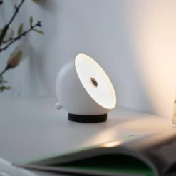 SCHÖNER WOHNEN LED-Akku-Tischlampe Bellies, weiß, IP54