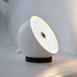 SCHÖNER WOHNEN LED-Akku-Tischlampe Bellies, weiß, IP54