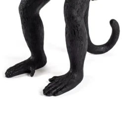 SELETTI Monkey Lamp LED-Dekolampe stehend schwarz