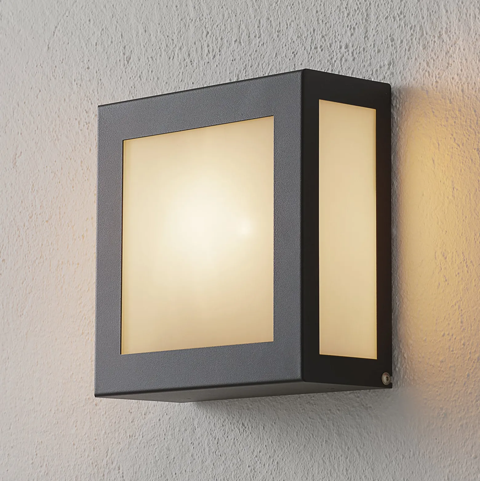 Sensor-Außenwandlampe Aqua Legendo Mini, anthrazit