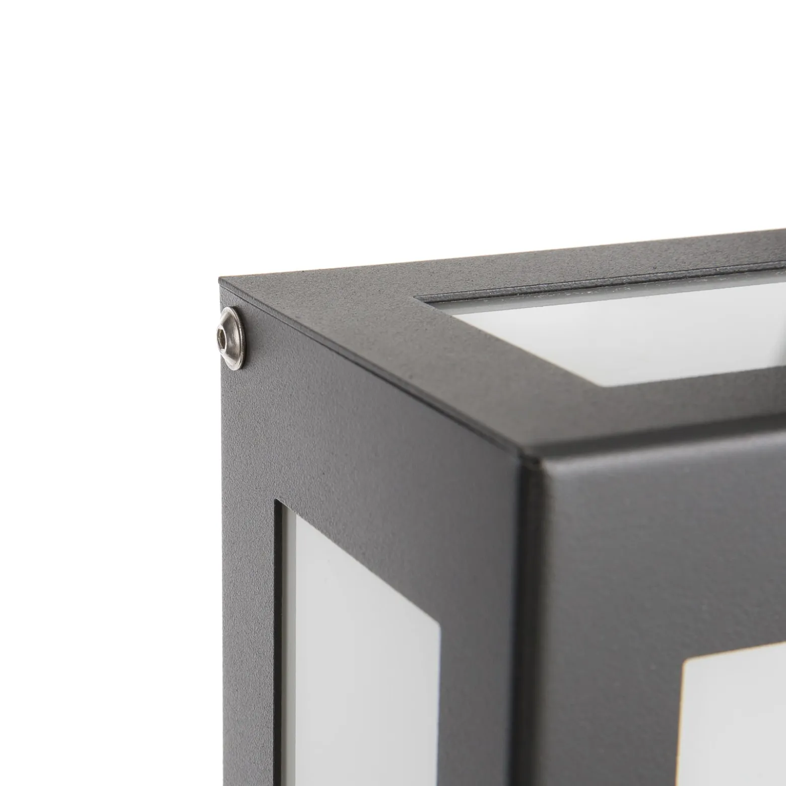 Sensor-LED-Außenwandleuchte Aqua Rain, anthrazit