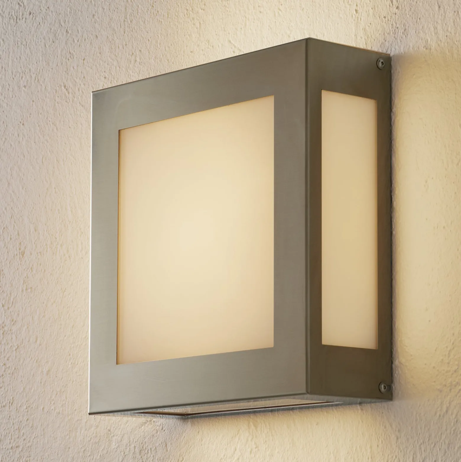 Sensor-LED-Außenwandleuchte Aqua Legendo edelstahl