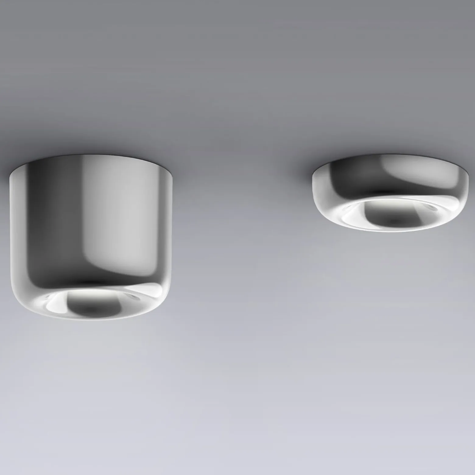 serien.lighting Cavity Recessed L, alu glänzend