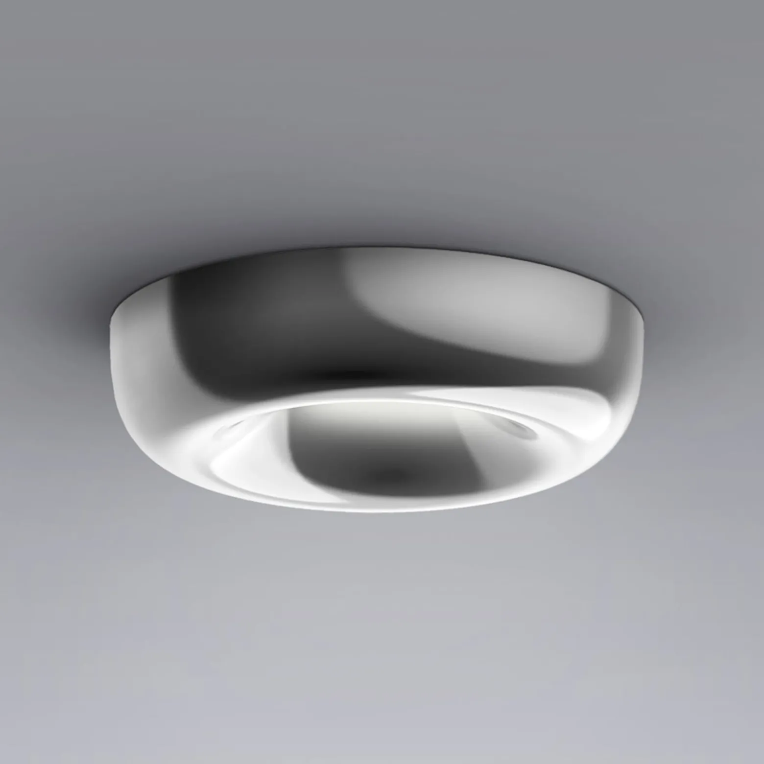 Serien Lighting Cavity Recessed LED-Einbauleuchte, Alu, dim.