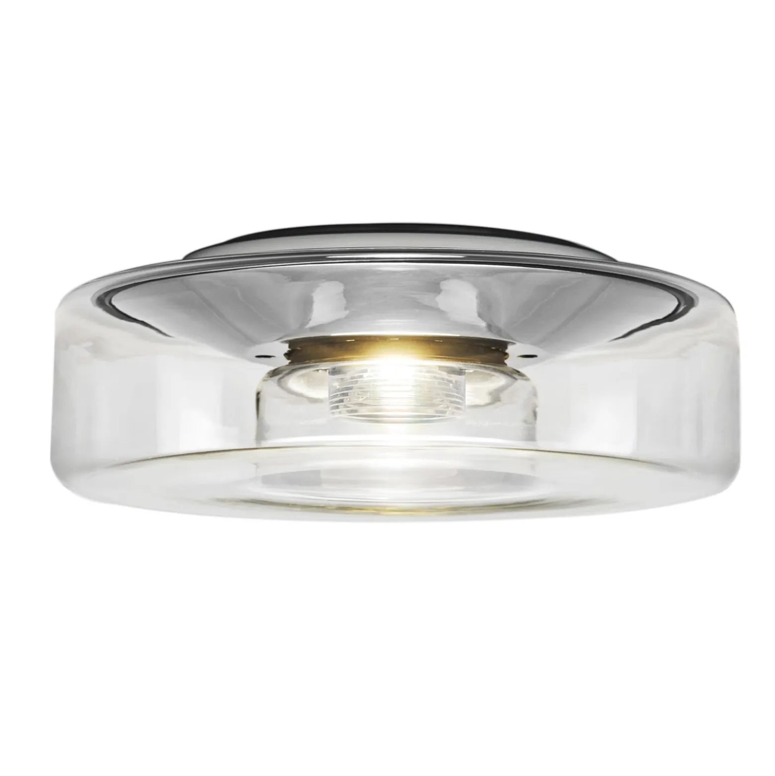 serien.lighting Curling L Decke 927 Glas klar