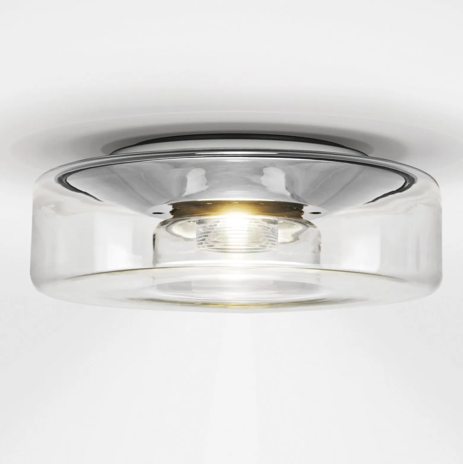 serien.lighting Curling L Decke 927 Glas klar