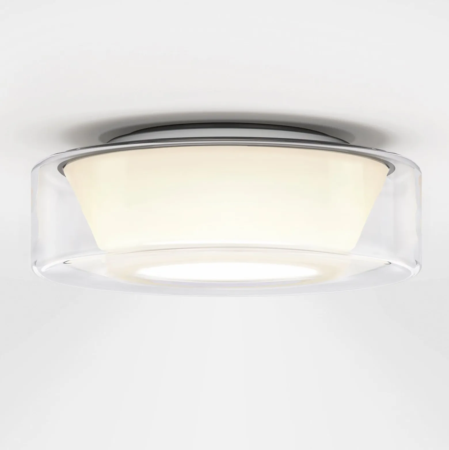 serien.lighting Curling L Decke 927 Glas/konisch