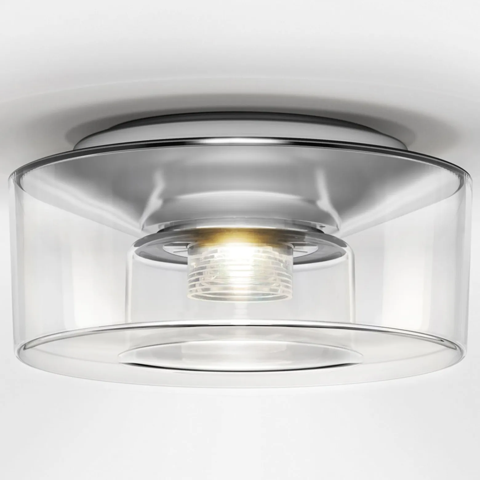 serien.lighting Curling S Deckenleuchte 2.700K Glas klar