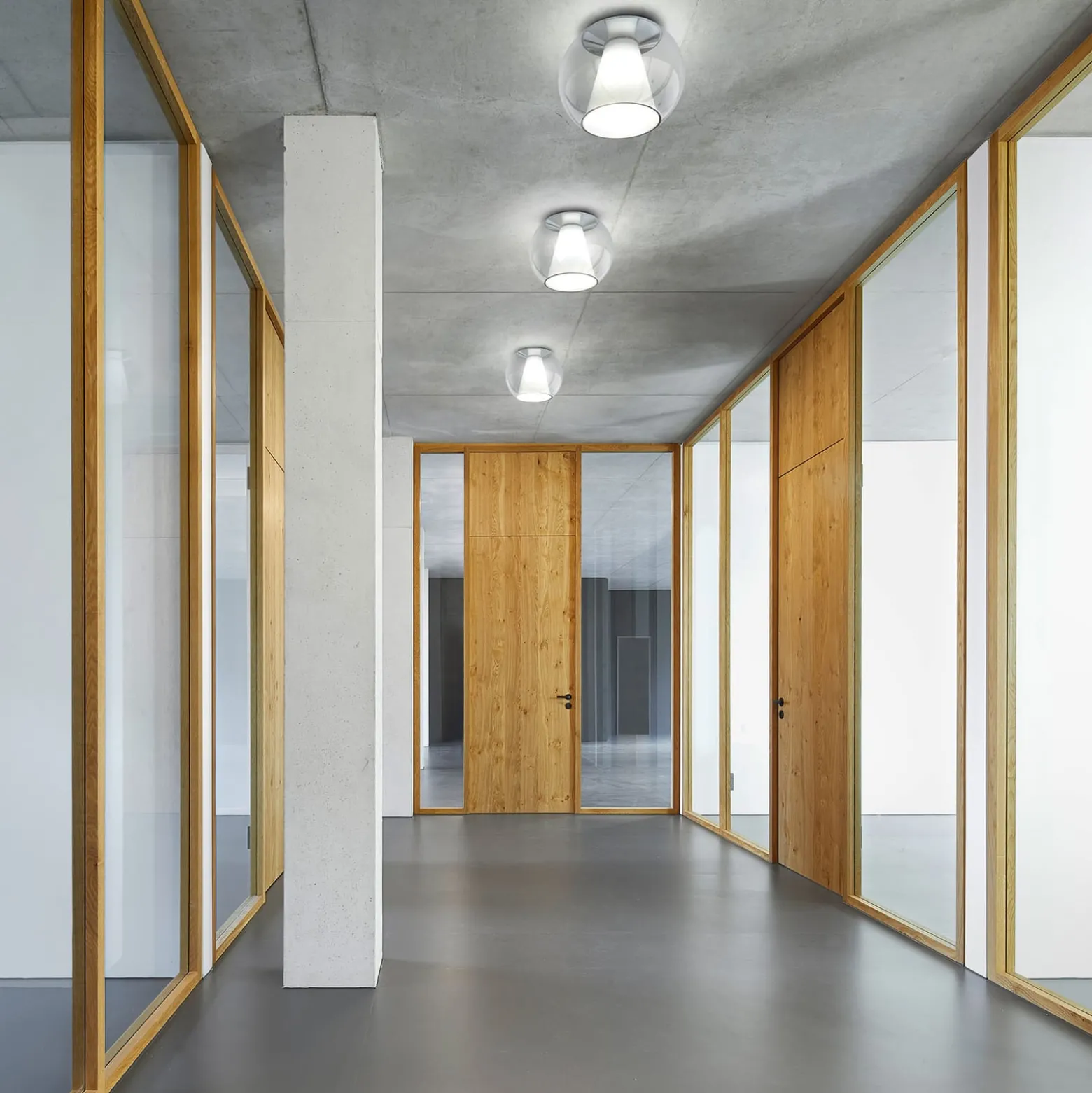 serien.lighting Draft S Decke 2.700K Triac klar