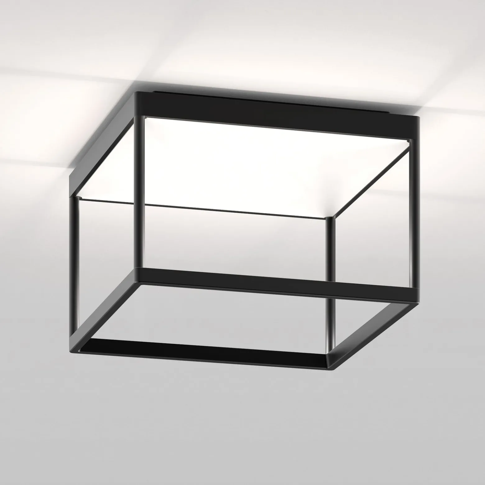 serien.lighting Reflex 2 M 200 schwarz/mattweiß