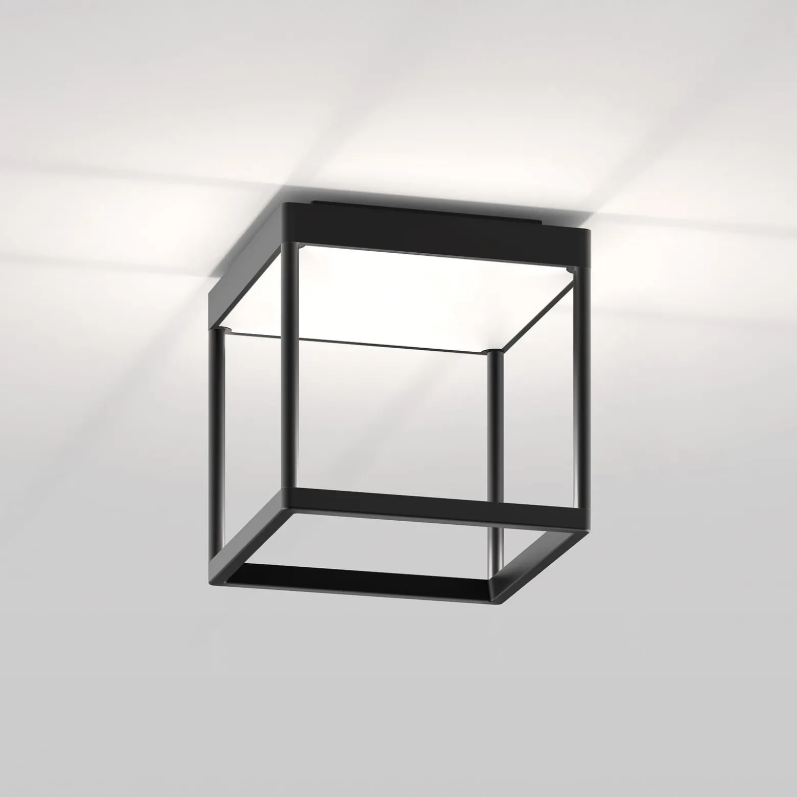 serien.lighting Reflex 2 S 200 schwarz/mattweiß