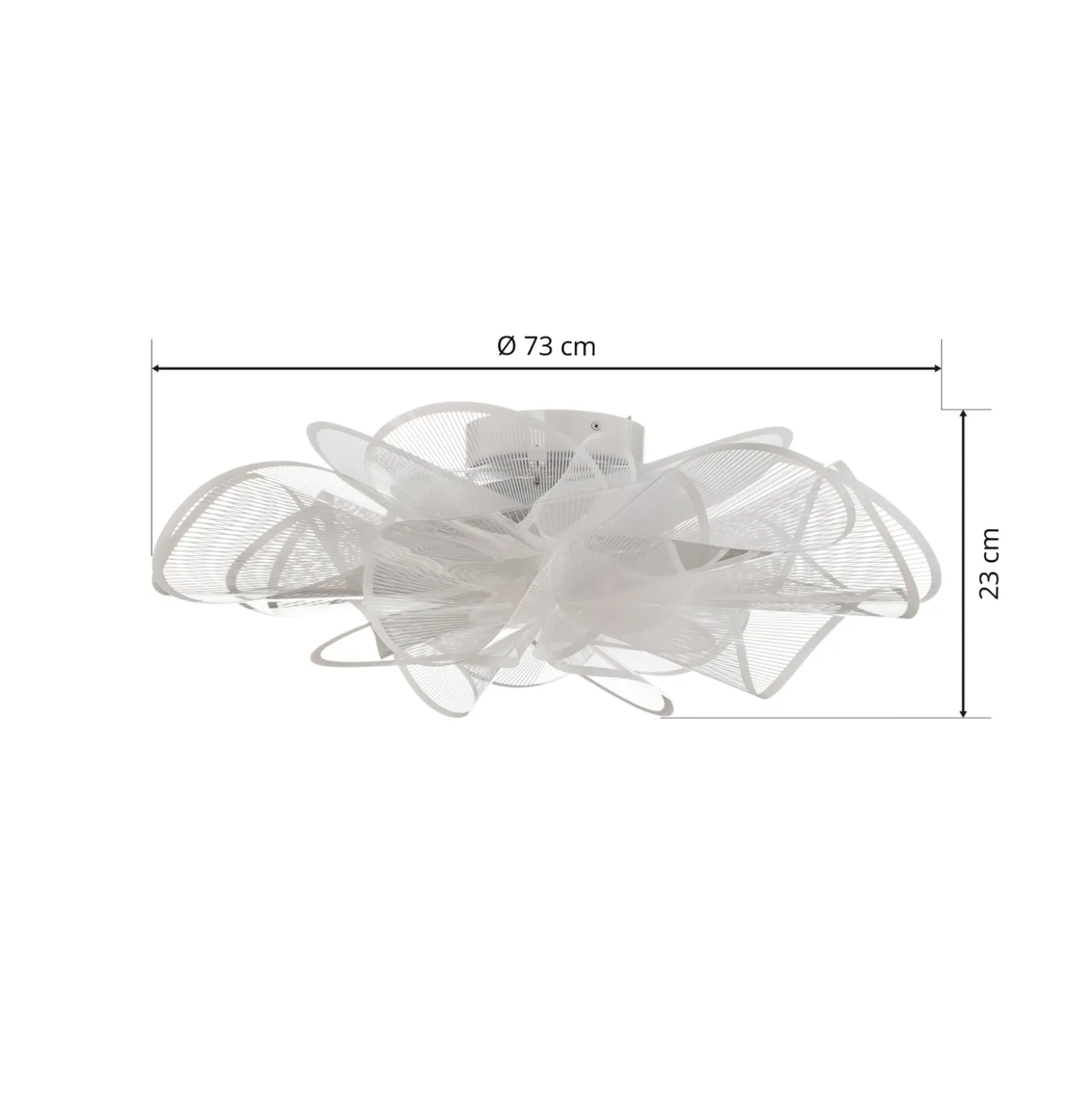 Slamp LA BELLE ÉTOILE Deckenleuchte weiß, 73 cm
