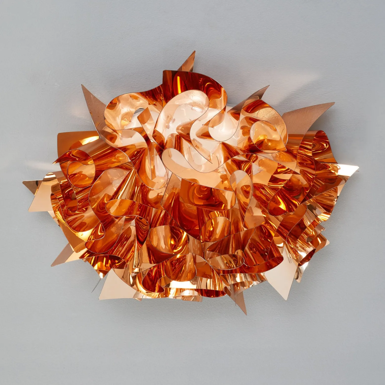 Slamp Veli Design-Deckenleuchte, Ø 53cm, kupfer