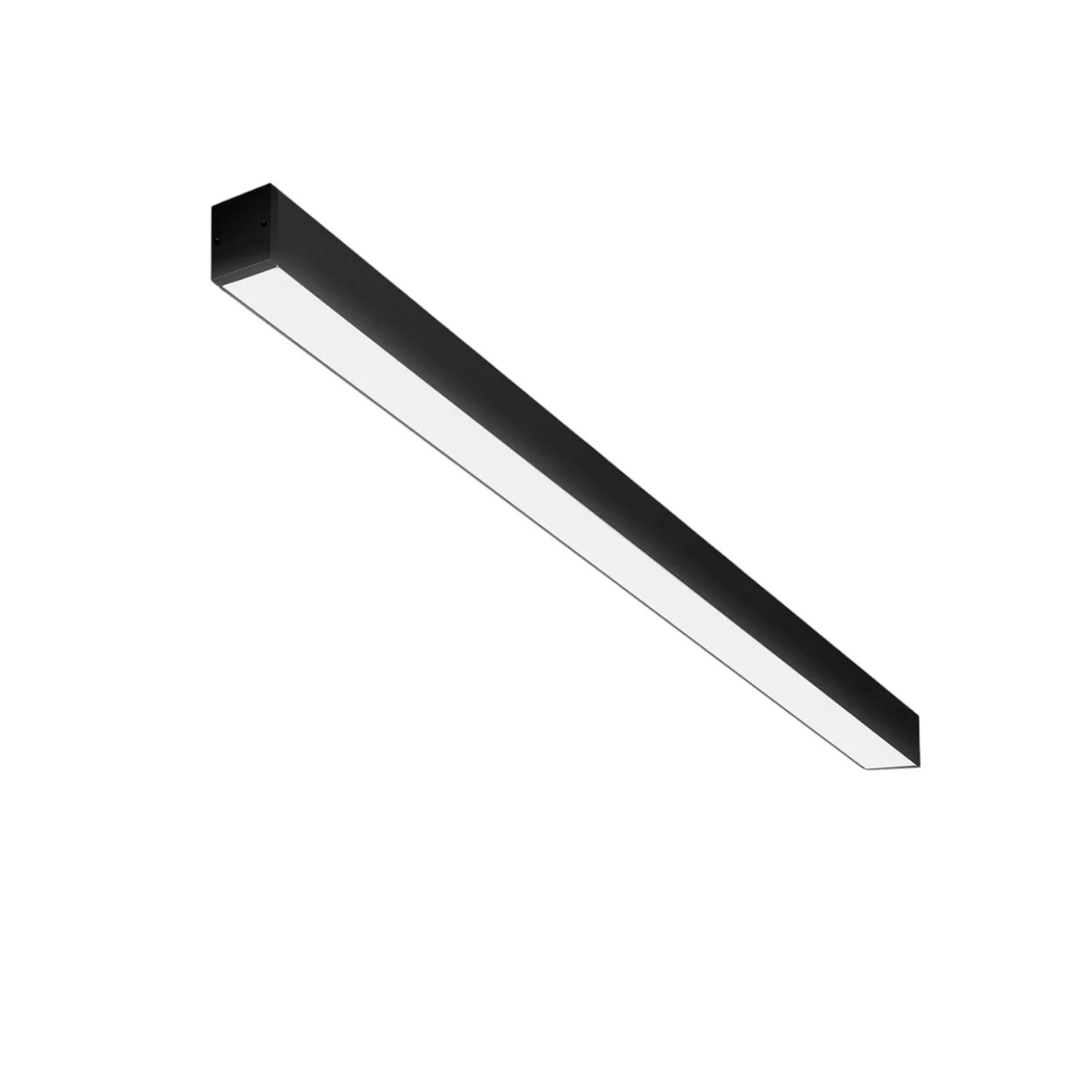 SLC LED-Lichtleiste CLICK, schwarz, 140 cm, CCT, DALI, IP20
