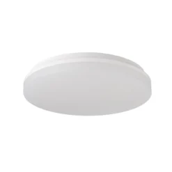 SLC LED-Sensor-Deckenlampe OMEGA, weiß Ø 40 cm Funk CCT IP54