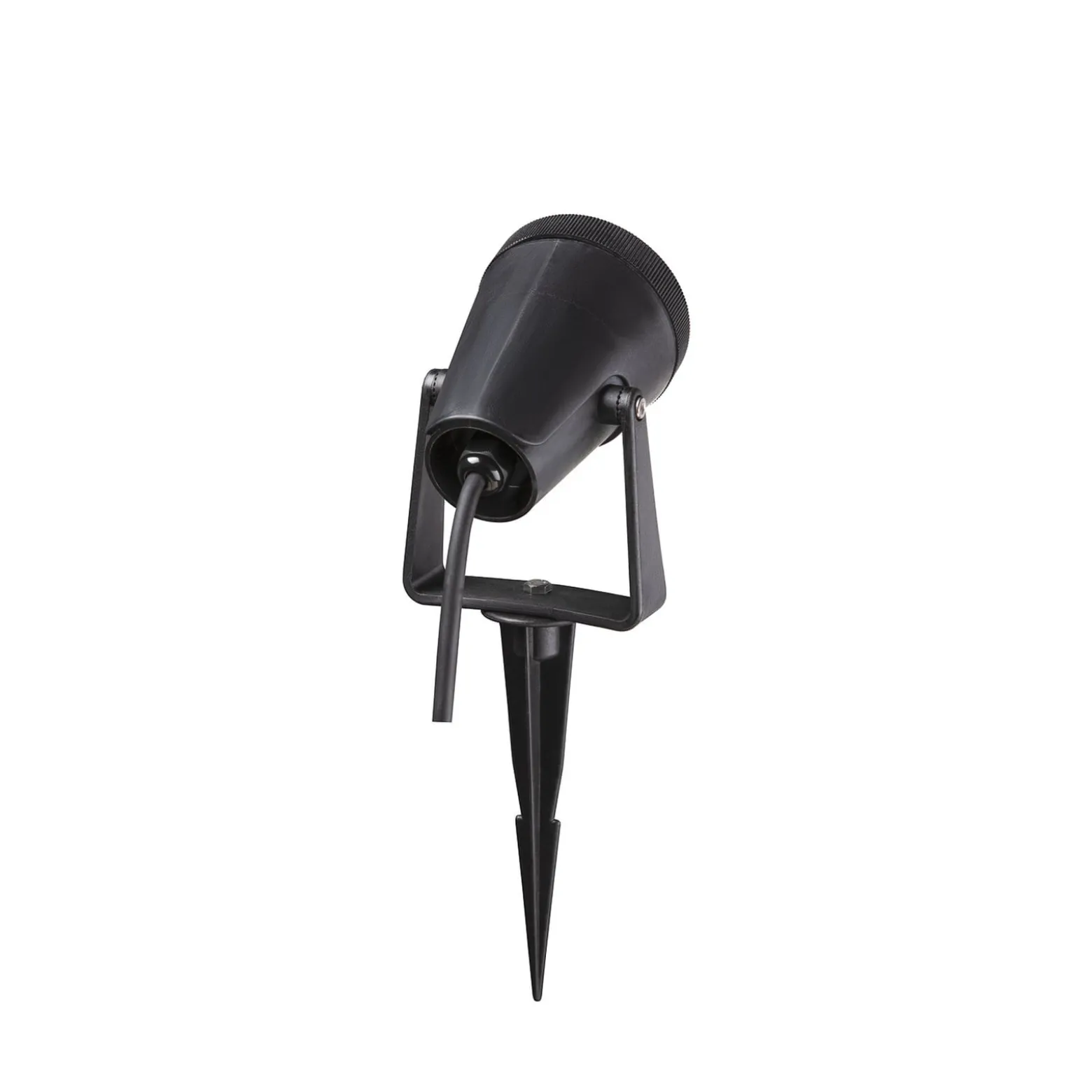 SLV Erdspießleuchte Samrina, schwarz, Kunststoff, Höhe 13 cm