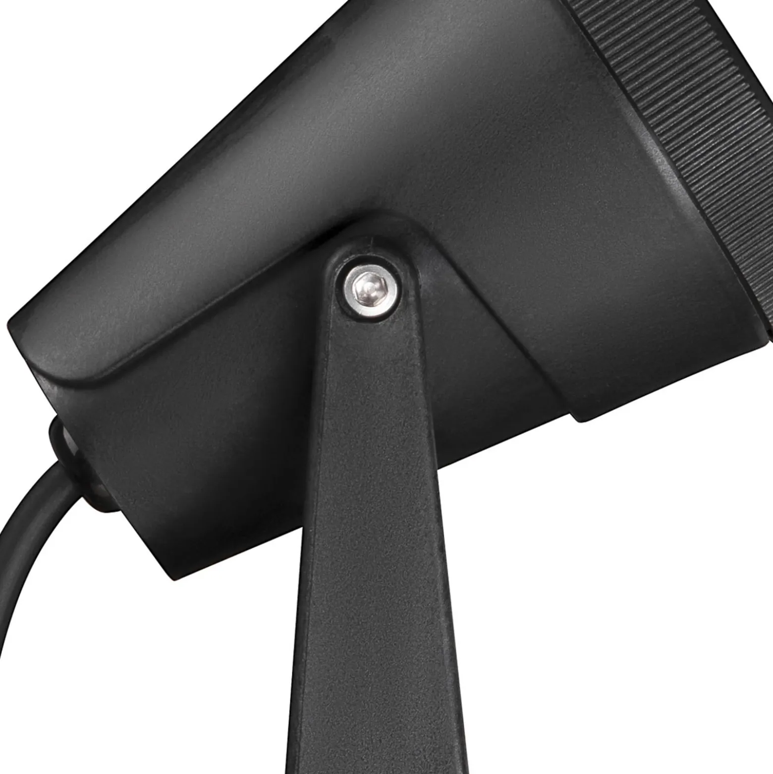 SLV Erdspießleuchte Samrina, schwarz, Kunststoff, Höhe 13 cm