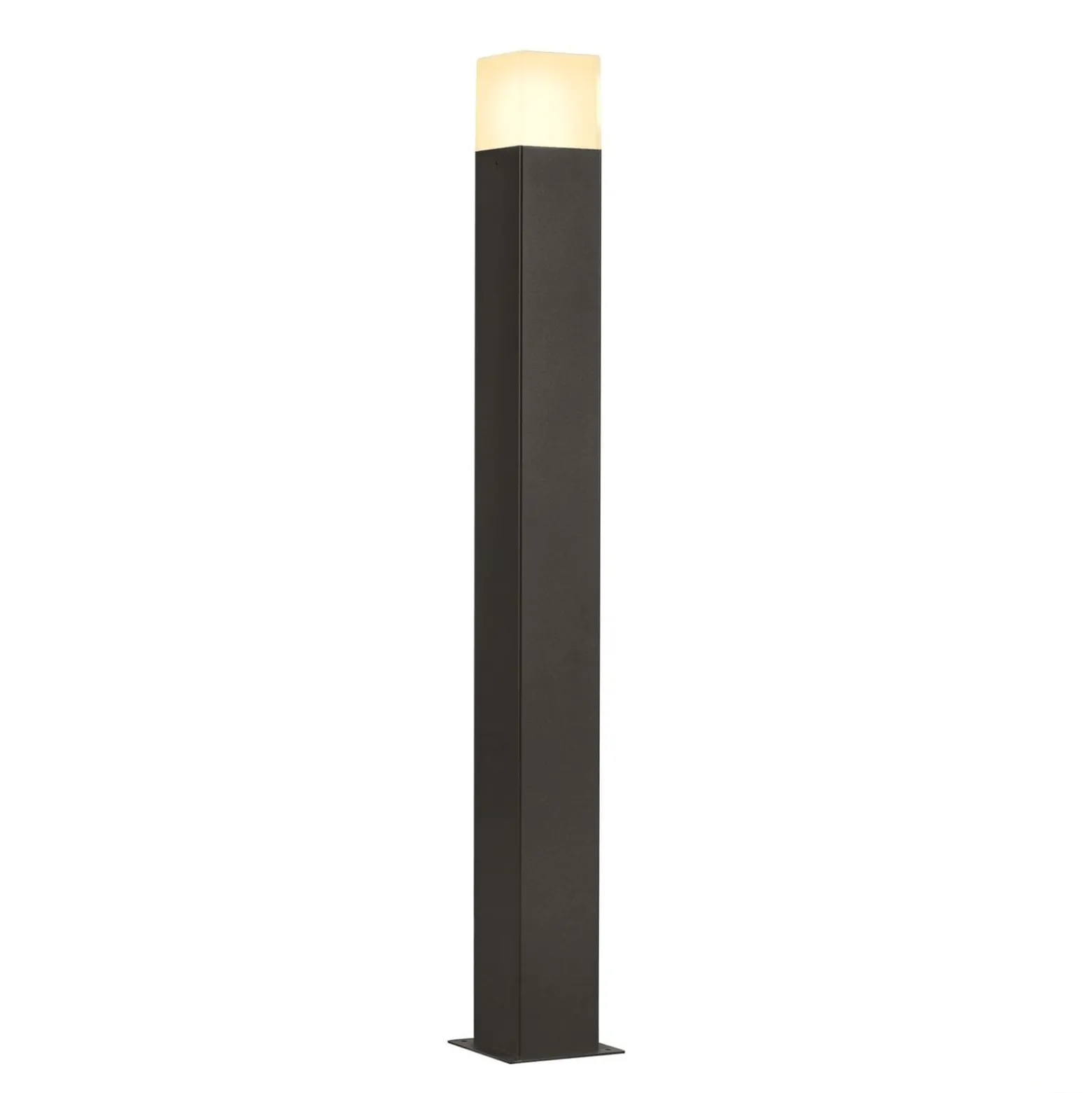 SLV Grafit Wegeleuchte anthrazit Quader Höhe 90 cm