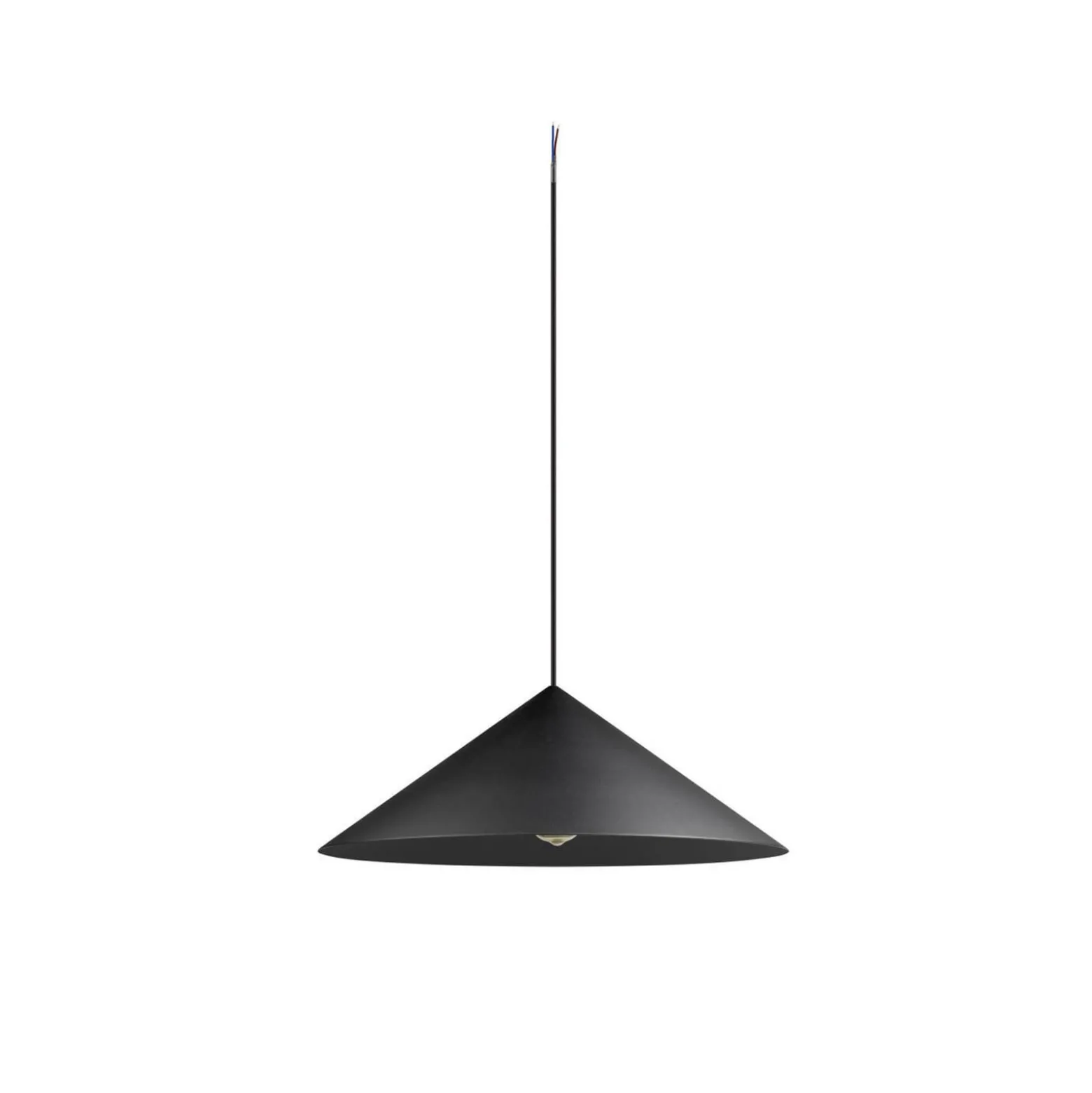 SLV Hängelampe Magico, Ø 55 cm, schwarz matt, Metall