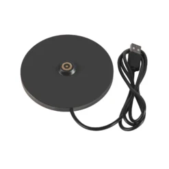 SLV LED-Akkulampe Vinolina Two, schwarz, Alu, Ø 11 cm, IP65