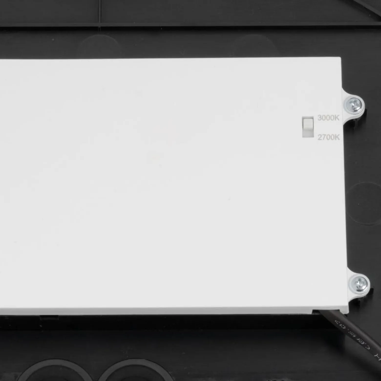 SLV LED-Deckenlampe Decona, Ø 42 cm, schwarz/goldfarben