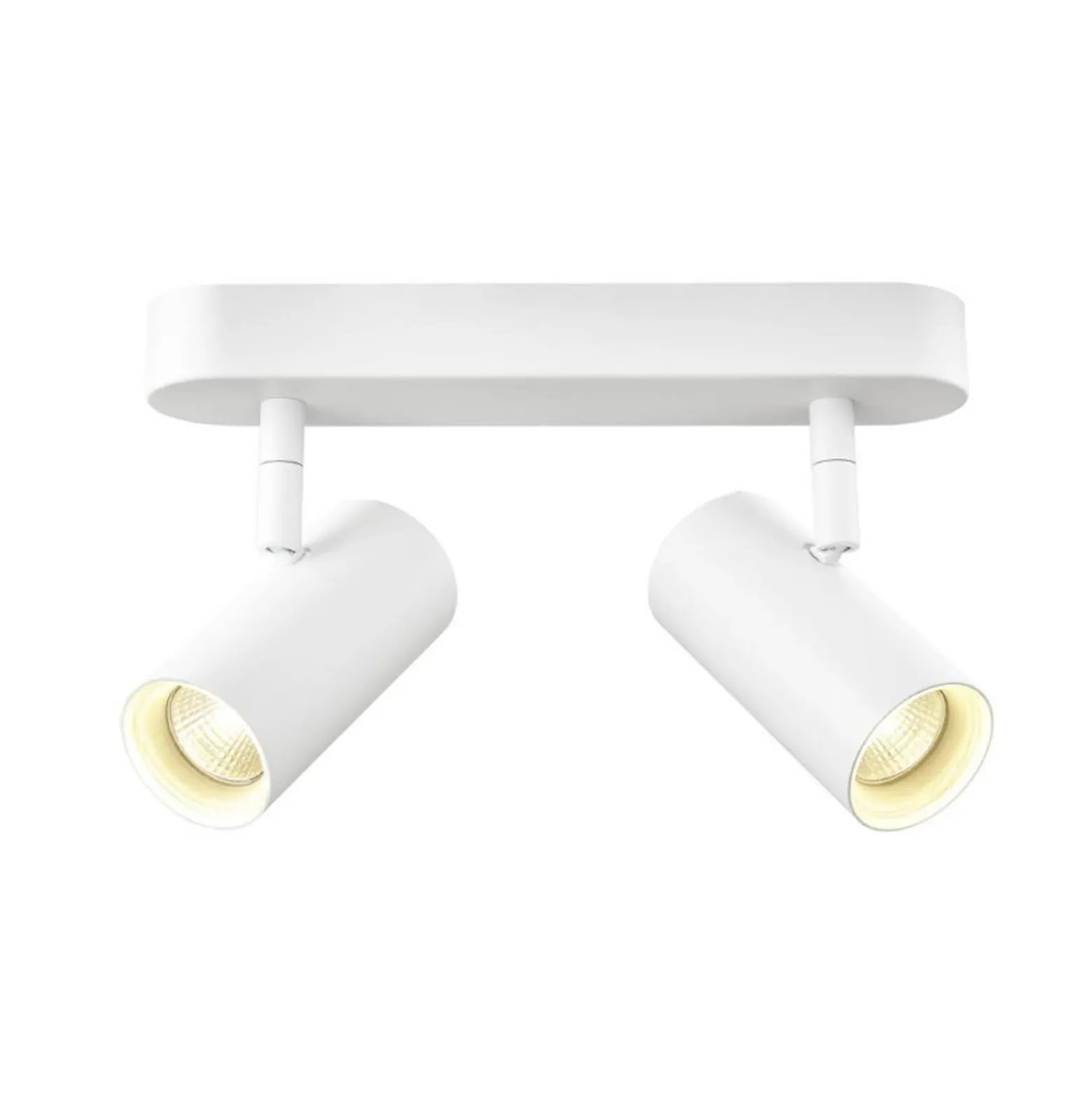SLV LED-Deckenstrahler Noblo, Länge 24 cm, Metall, 2-flg.