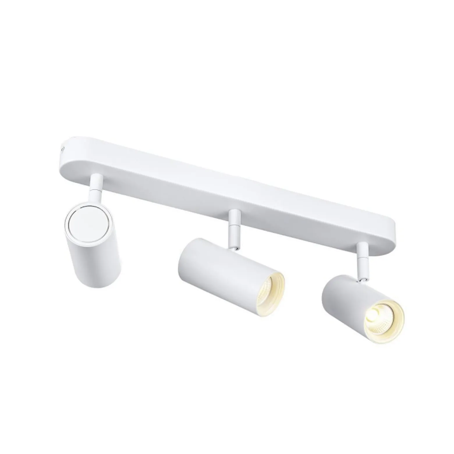 SLV LED-Deckenstrahler Noblo, weiß, dim to warm, Länge 40 cm