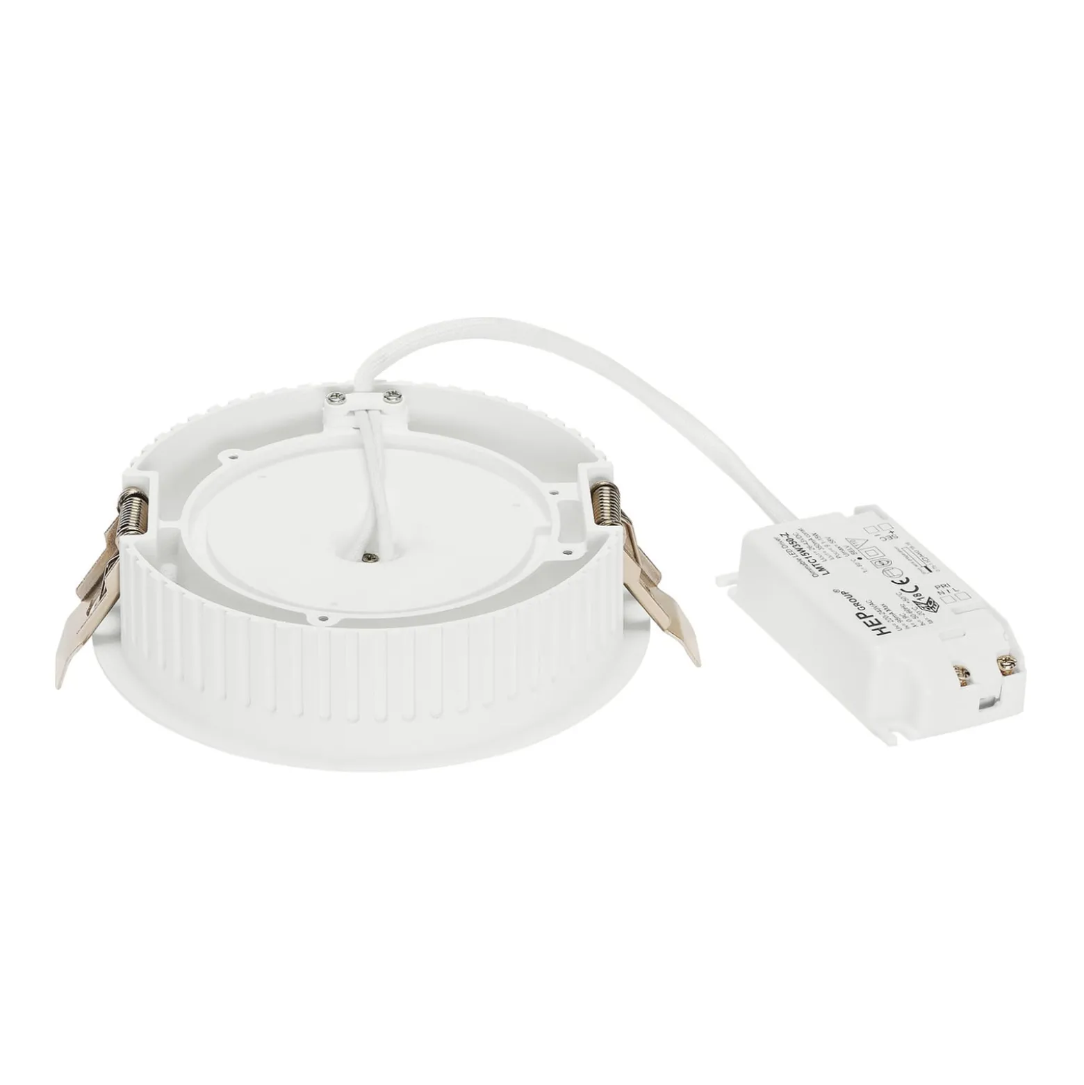 SLV LED-Einbauleuchte Occuldas 14, weiß, Aluminium, Ø 14 cm