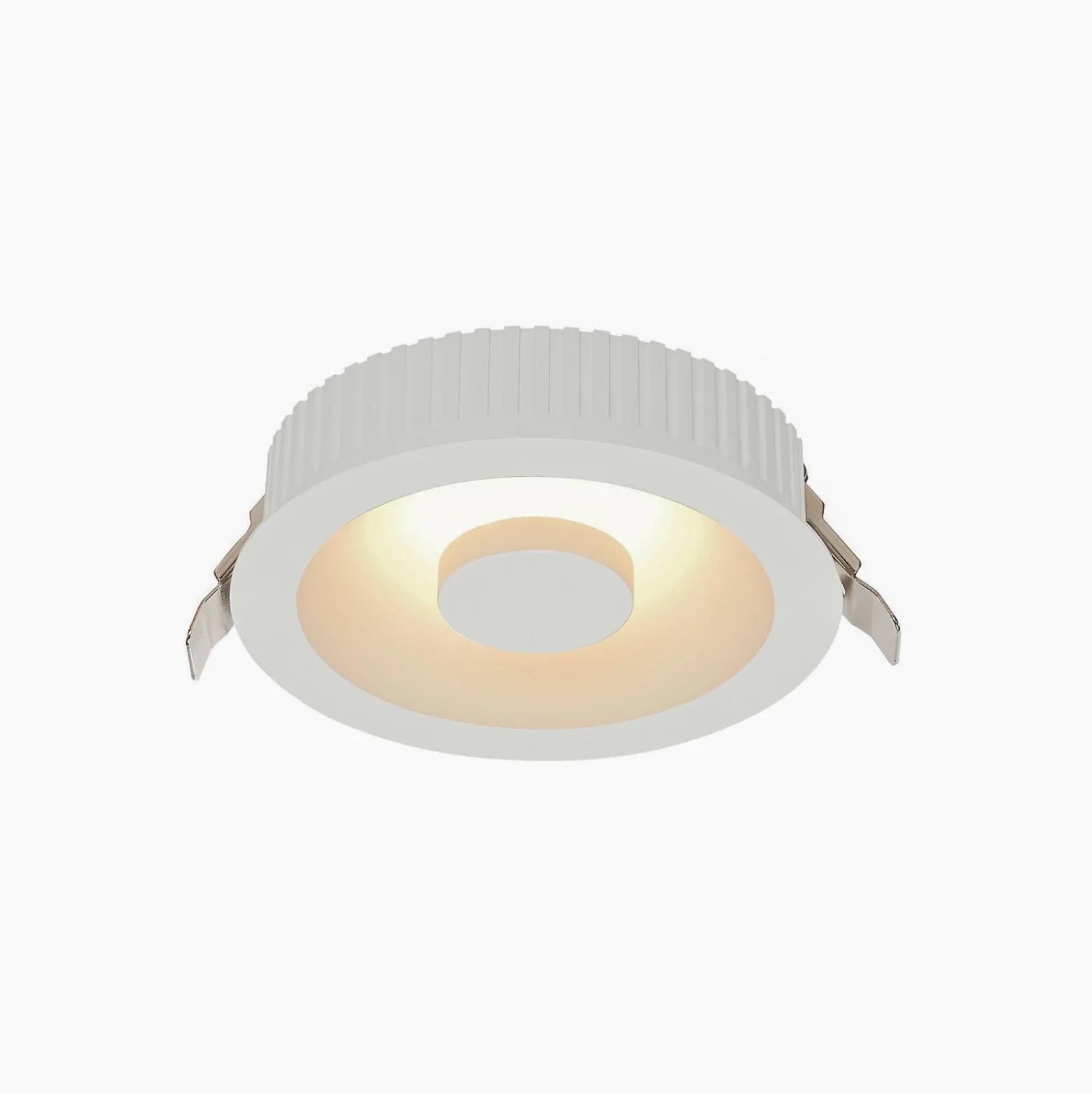SLV LED-Einbauleuchte Occuldas 14, weiß, Aluminium, Ø 14 cm