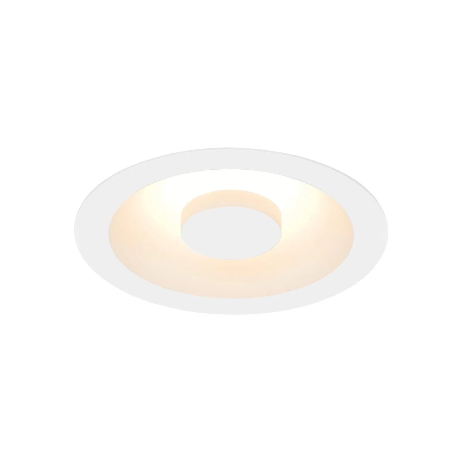 SLV LED-Einbauleuchte Occuldas 14, weiß, Aluminium, Ø 14 cm