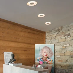SLV LED-Einbauleuchte Occuldas 14, weiß, Aluminium, Ø 14 cm