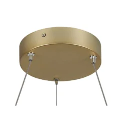 SLV LED-Hängeleuchte One 60, messing, Ø 60 cm, up/down, CCT