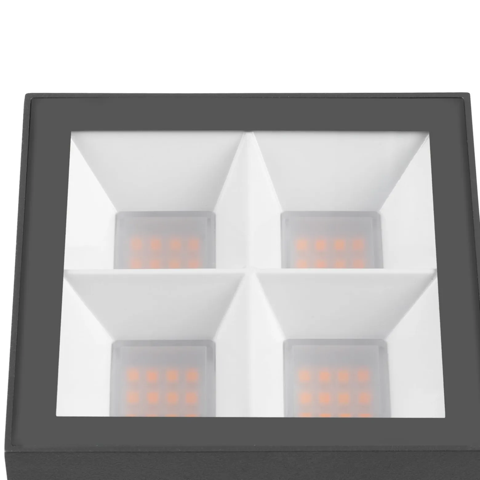 SLV LED-Wegeleuchte S-Cube 75, anthrazit, Alu, Höhe 75 cm
