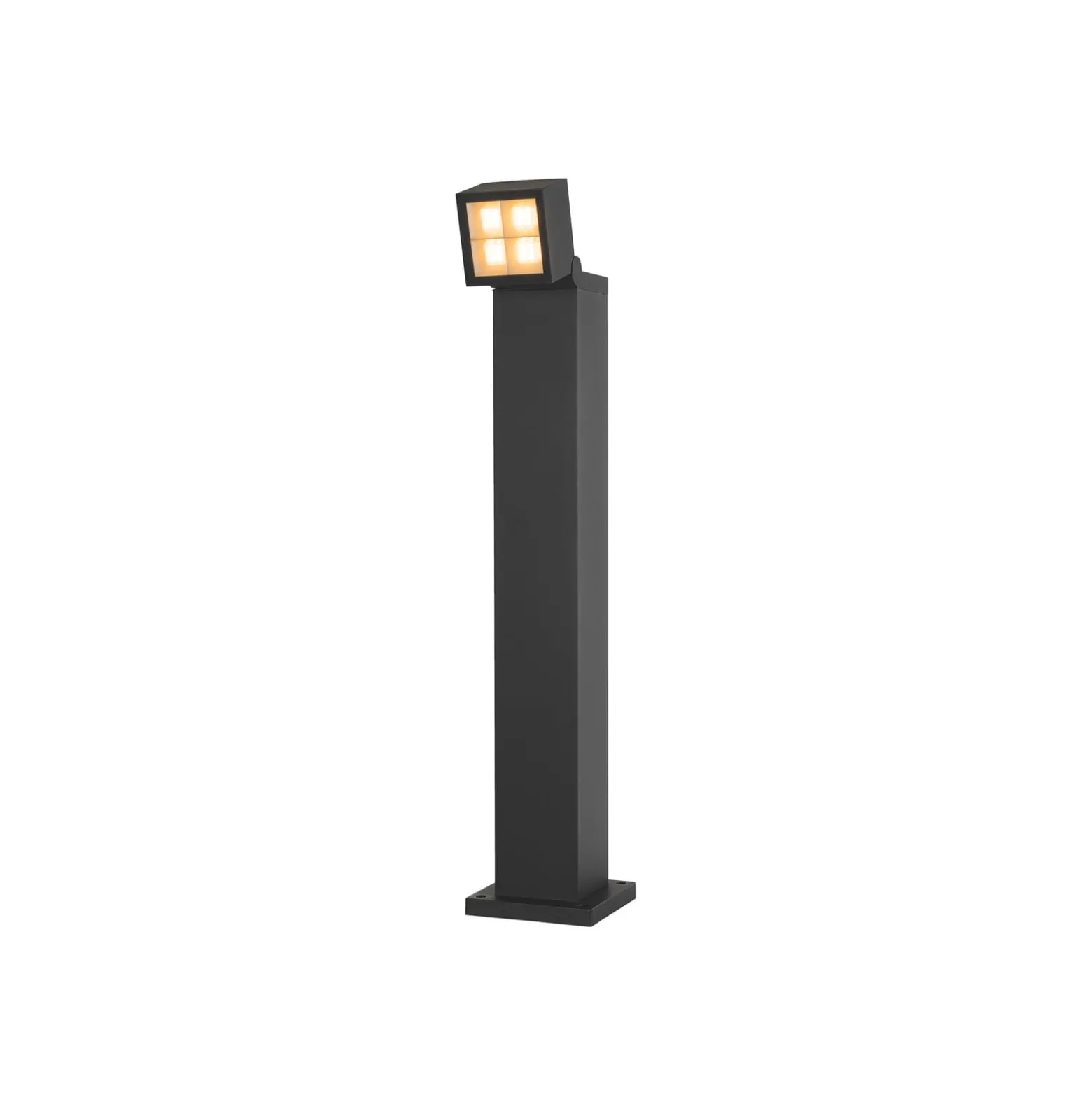 SLV LED-Wegeleuchte S-Cube 75, anthrazit, Alu, Höhe 75 cm