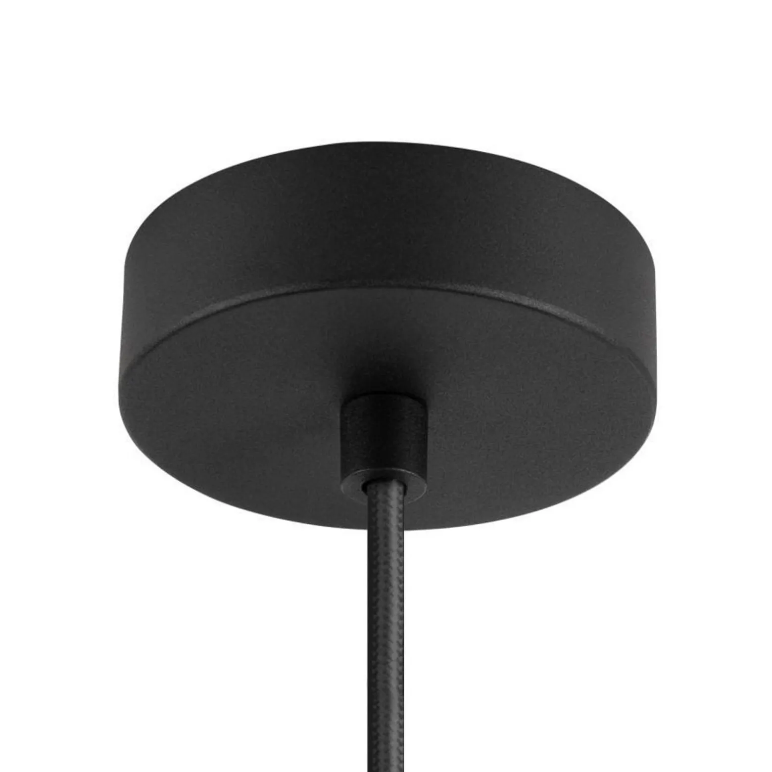 SLV Pendellampe Light Eye 90, schwarz, Ø 9 cm, Metall