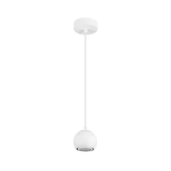 SLV Pendellampe Light Eye 90, weiß, Ø 9 cm, Metall