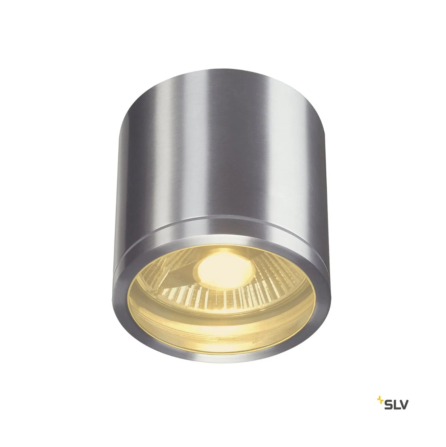 SLV Rox Außendeckenleuchte aluminium Ø 12,5cm