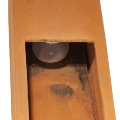 SLV Rusty Slot 80 rostbraune Sockelleuchte