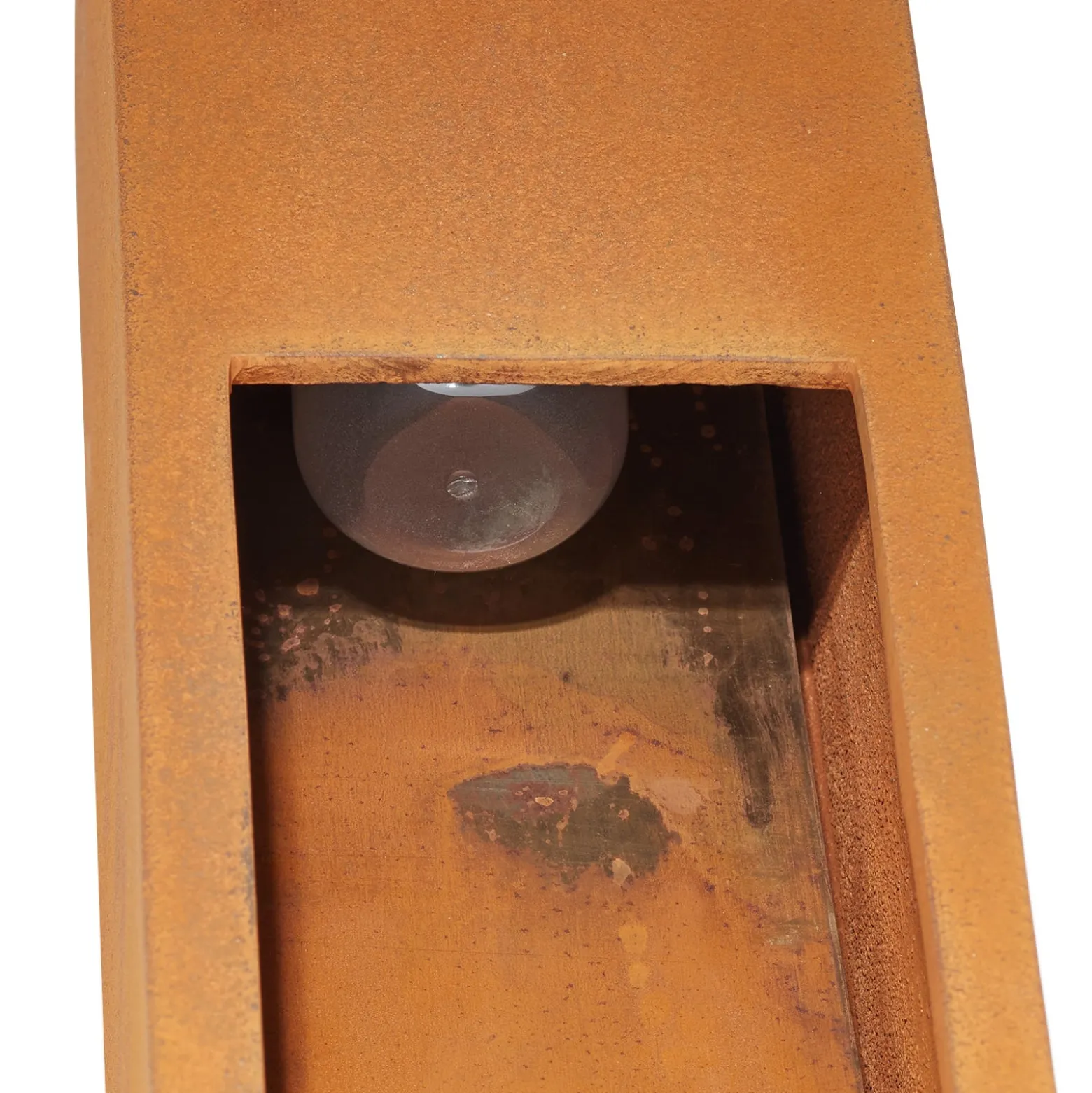 SLV Rusty Slot 80 rostbraune Sockelleuchte