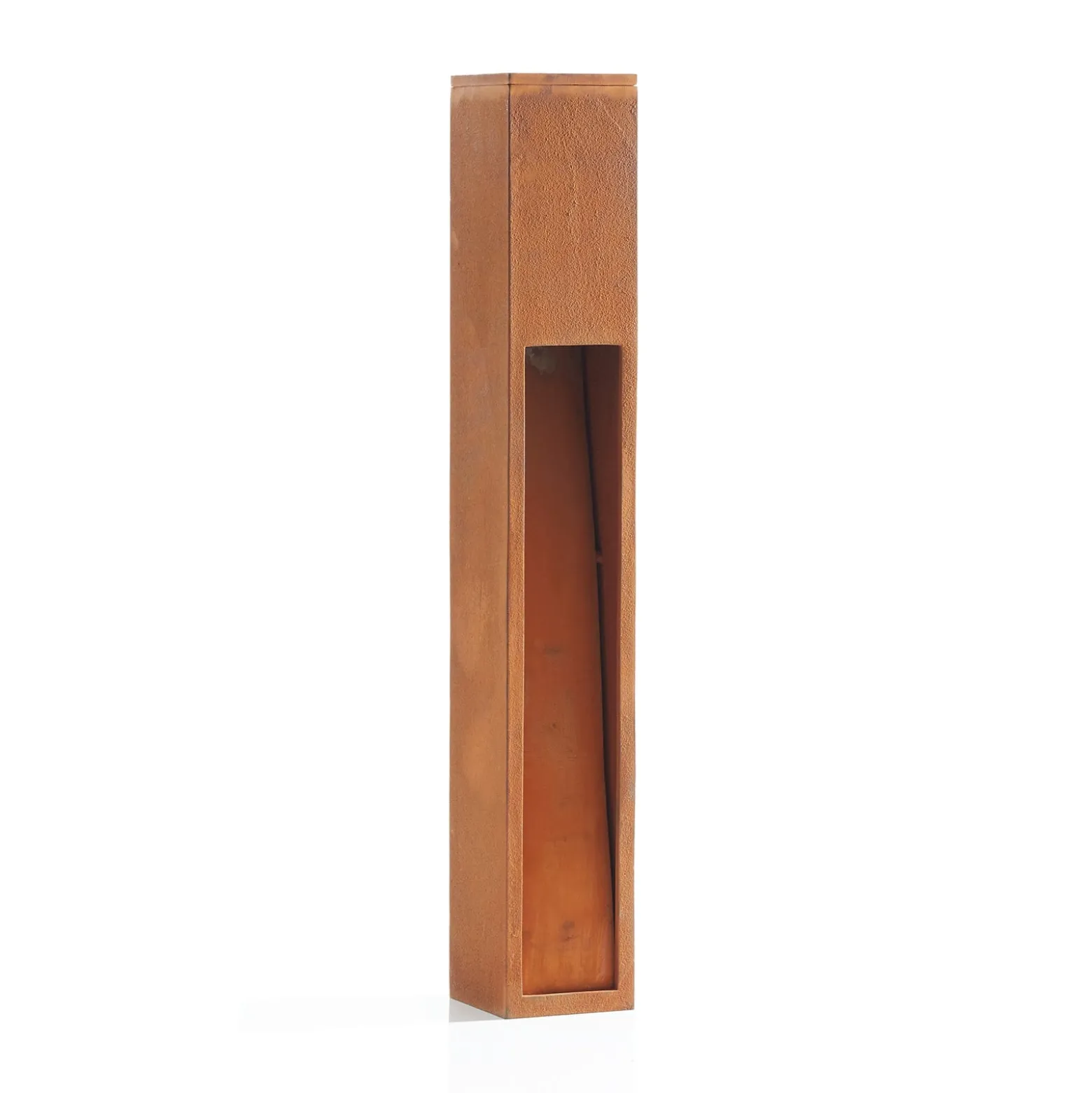 SLV Rusty Slot 80 rostbraune Sockelleuchte